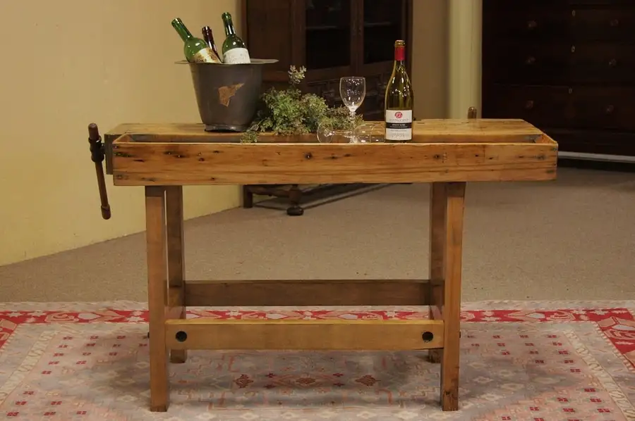Main image of Country Carpenter's Work Bench, Kitchen Island