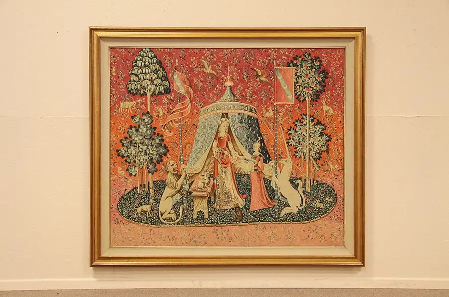 Main image of The Lady and the Unicorn Love Tapestry