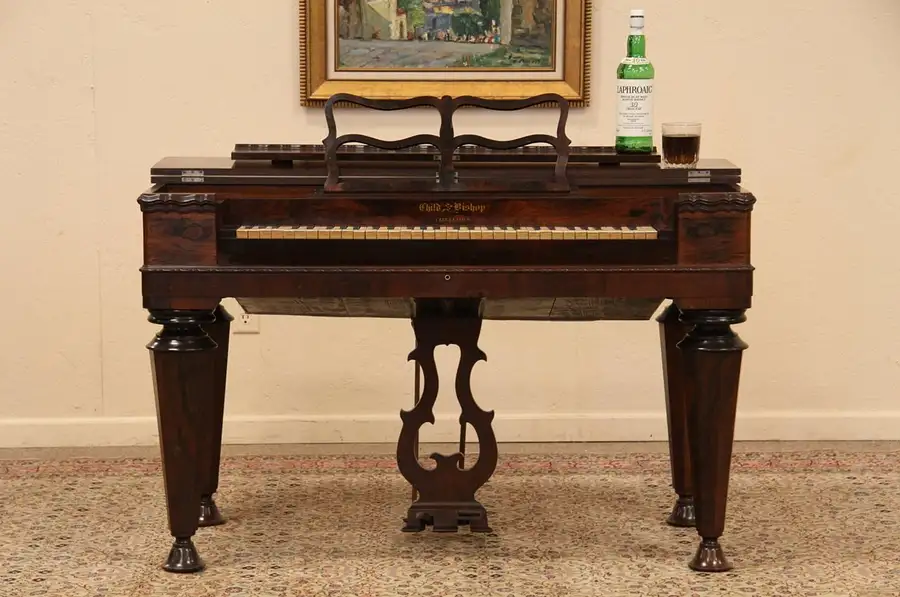 Main image of Victorian Rosewood Melodeon or Pump Organ