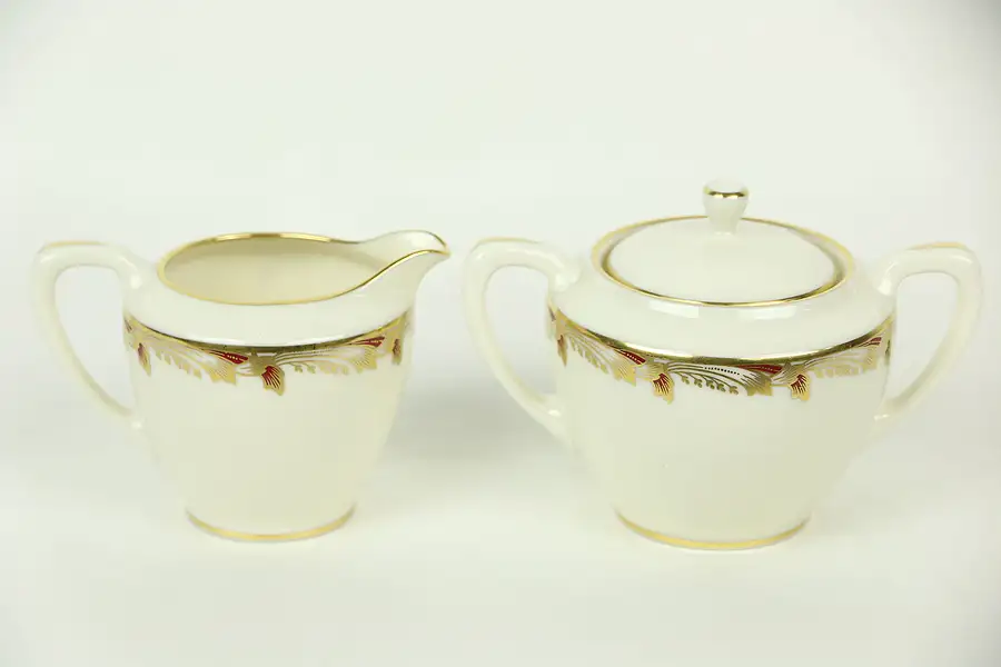 Main image of Lenox Essex Creamer & Covered Sugar Bowl Set