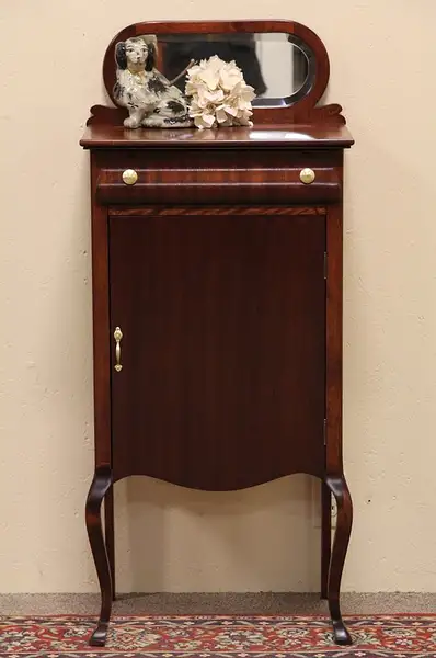 Main image of Sheet Music Cabinet, Beveled Mirror