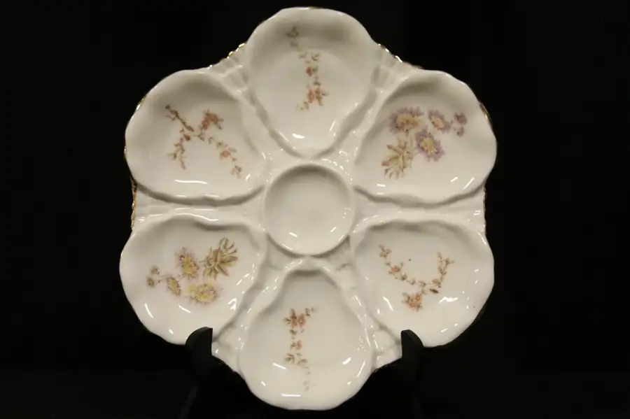 Main image of Oyster Plate, Antique 1900 C.T. Made in Germany