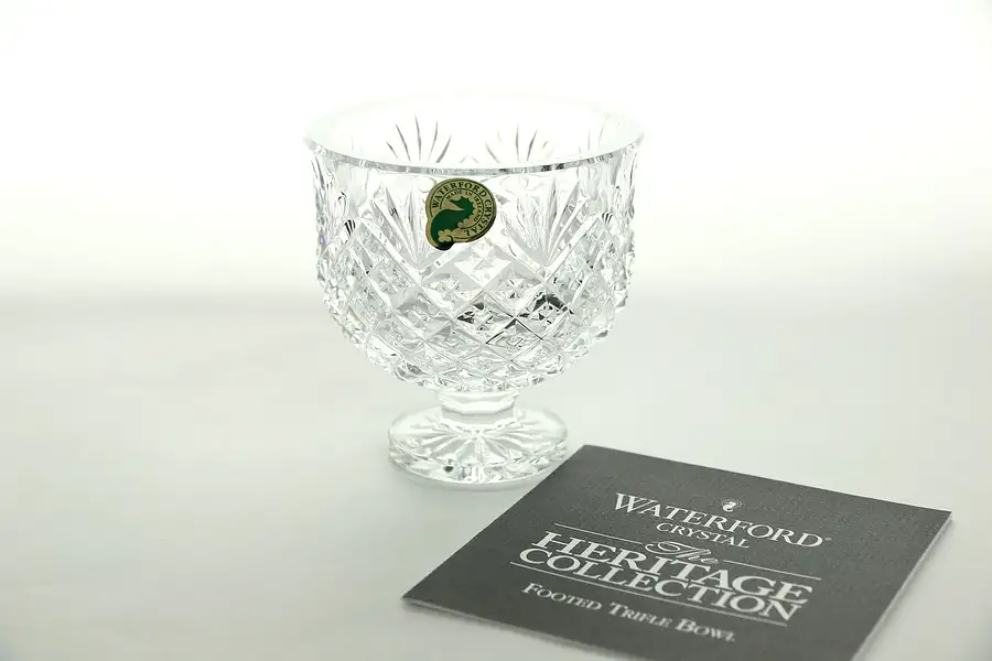 Main image of Waterford Signed Heritage Collection Footed Trifle Bowl in Box