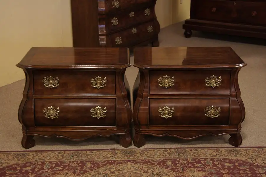 Main image of Heritage Sketchbook Bombe Night Stands or End Tables