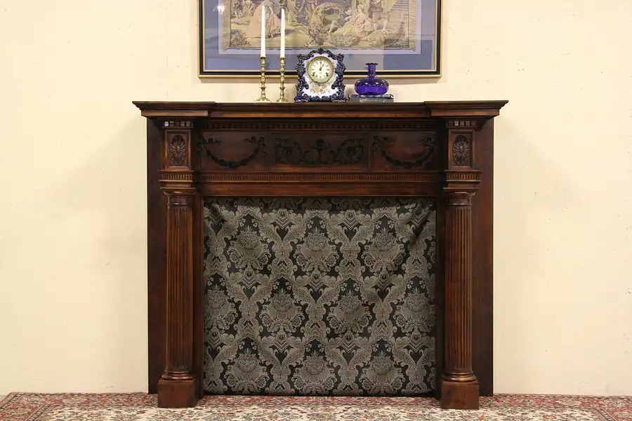 Main image of Classical Architectural Salvage Fireplace Surround & Mantel