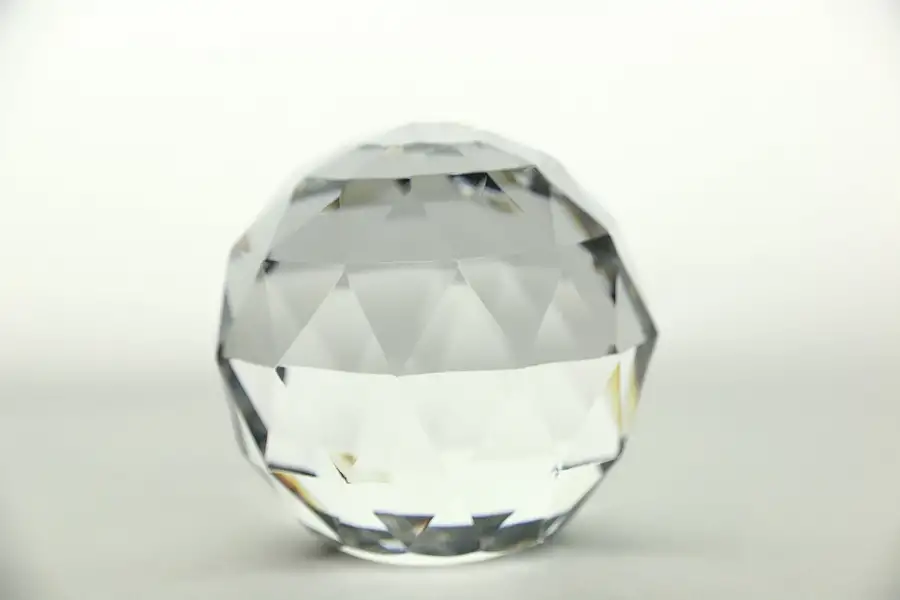 Main image of Crystal Made in Western Germany Faceted Paperweight