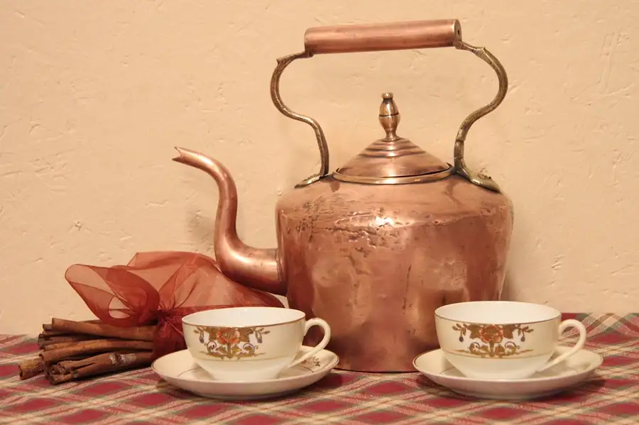 Main image of Swedish Copper Antique Tea Kettle