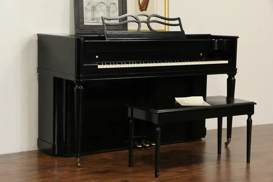 Main image of Baldwin Acrosonic Signed 1953 Vintage Piano & Bench