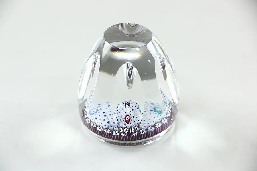 Main image of Whitefriars Millefiore Faceted Paperweight
