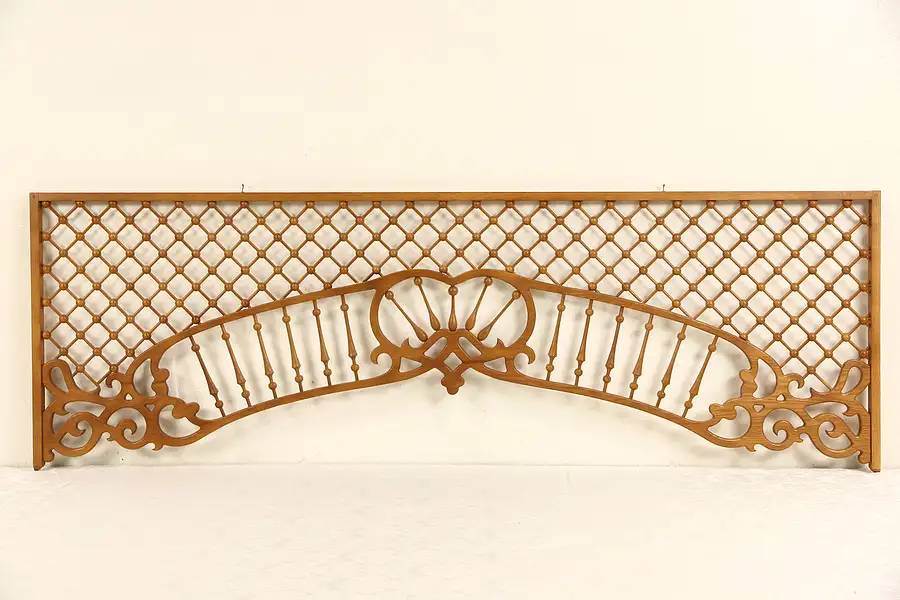 Main image of Victorian Style Oak & Maple 6' Fretwork Architectural Salvage Arch