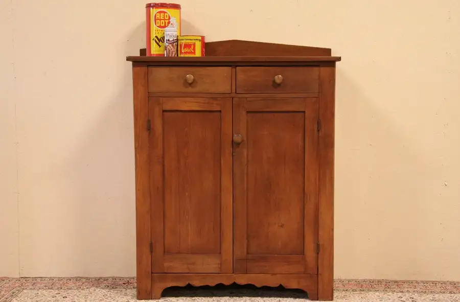 Main image of Country Walnut Jelly Cupboard