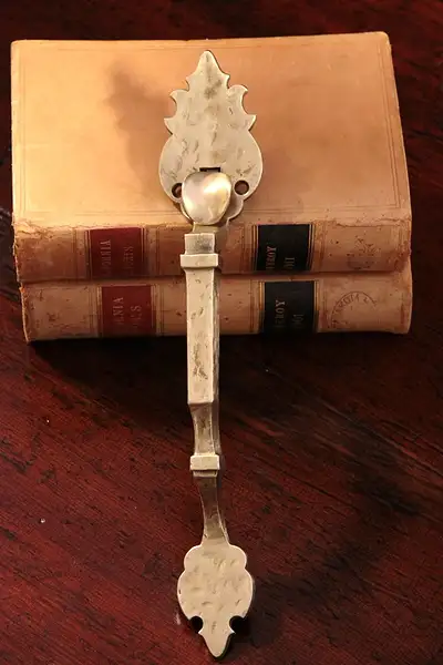 Main image of Russwin Kent Antique Brass Door Handle