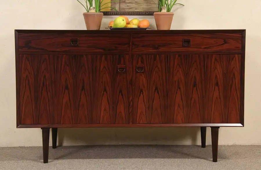 Main image of Rosewood Midcentury Danish Modern Credenza, Console or Sideboard, 1960, 2 of 2