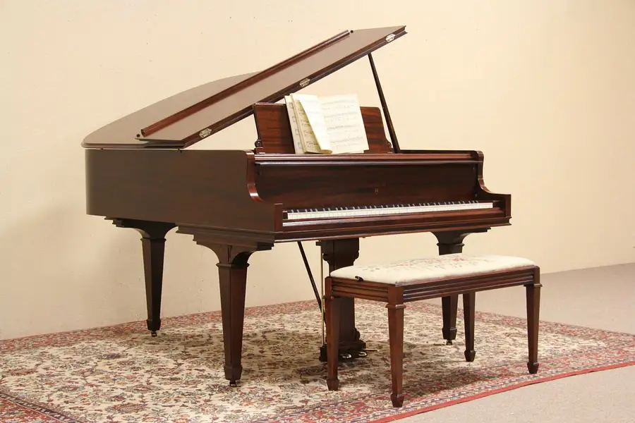 Main image of Knabe 1947 Mahogany Vintage Grand Piano