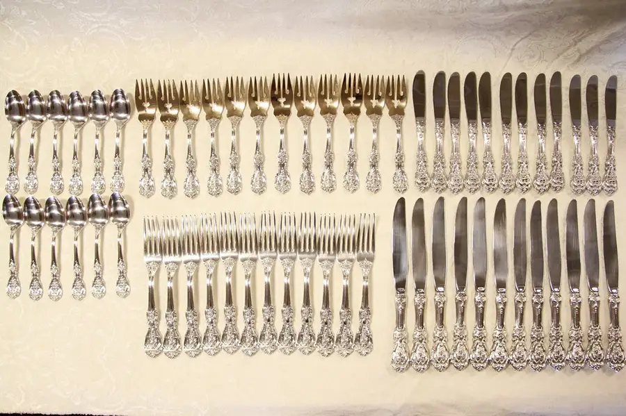 Main image of Francis I Sterling Silver Set for 12 by Reed & Barton, 60 Pcs.