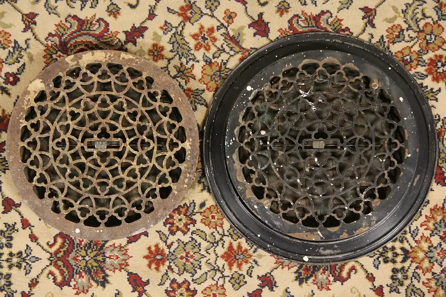 Main image of Architectural Salvage 1875 Antique Milwaukee Iron Grills
