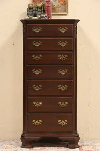 Main image of Ethan Allen Vintage Cherry Lingerie & Jewelry Chest