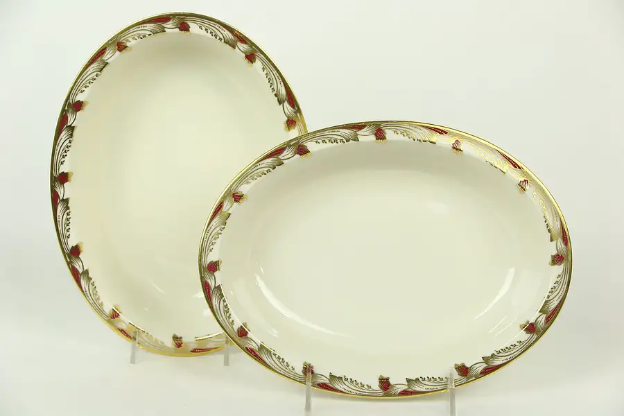 Main image of Lenox Essex Pair of Oval Vegetable Serving Bowls