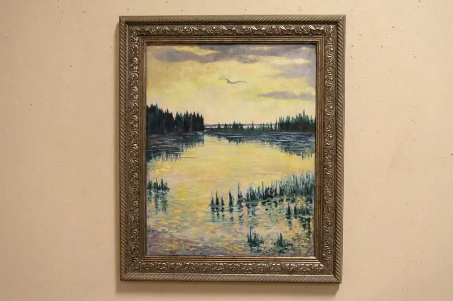 Main image of Moonlight Bay, Door County Madeline Tourtelot 1984 Painting