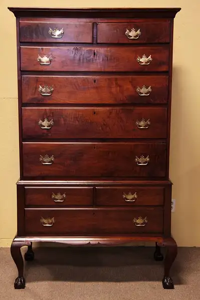 Main image of 1790's New England High Boy Chest on Chest