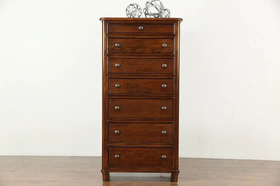Main image of Pine Vintage Lingerie Semainier or Tall Chest, Honduras