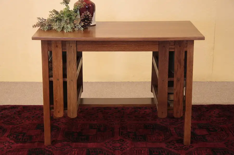Main image of Mission Oak Wolverine Library Table or Desk