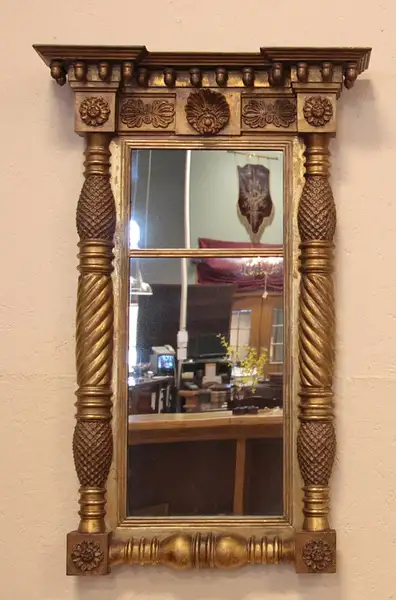 Main image of Federal Empire Gold 1800 Antique Mirror