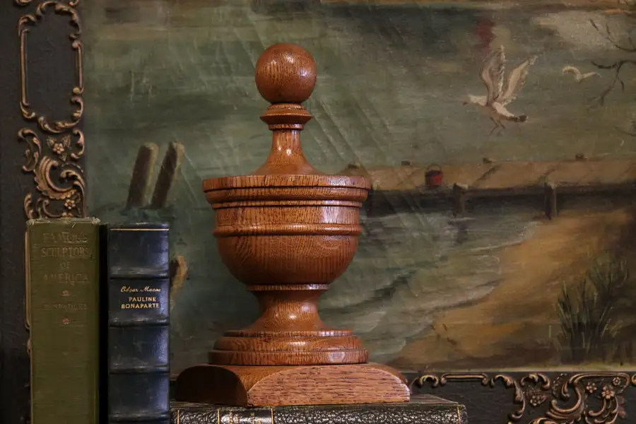 Main image of Oak Newel Post Finial, Architectural Salvage