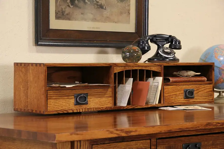 Main image of Michaels for Restoration Hardware Craftsman Desktop File & Cubbyholes