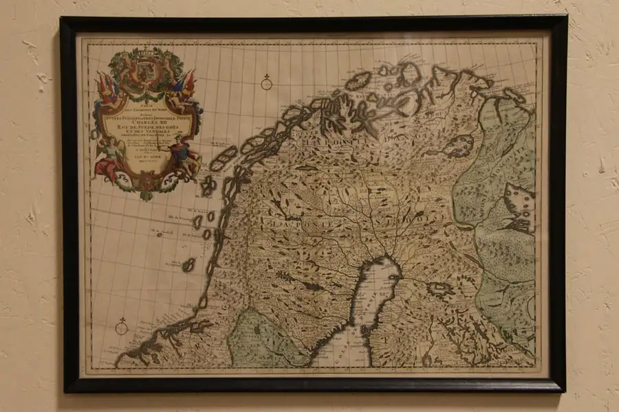Main image of Colored Map of Sweden 1792 Guillaume del 'Isle Amsterdam