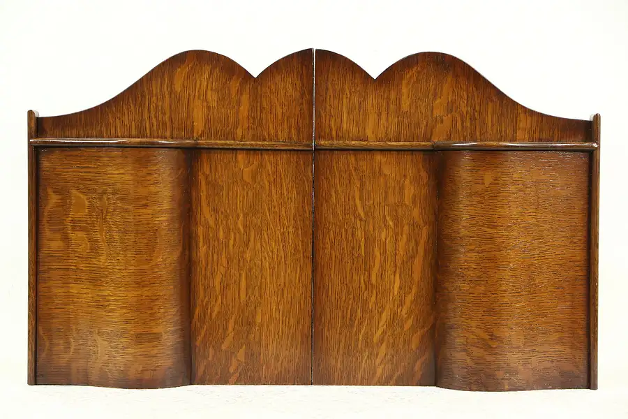 Main image of Pair of Oak Antique Architectural Salvage Fragments, Italy 1925