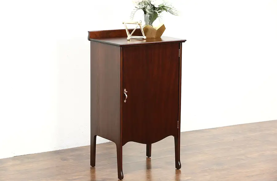 Main image of Music File Cabinet, 1900 Mahogany Antique, 5 Shelves