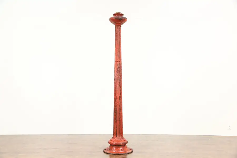 Main image of St. Paul Architectural Salvage Cast Iron 1900 Antique Street Lamp Post