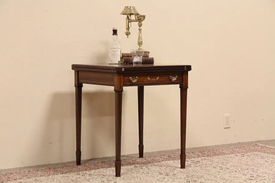Main image of Rosewood Handkerchief Antique Game Table