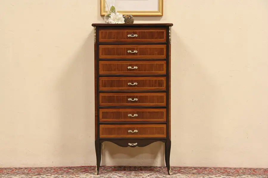 Main image of French 1940's Lingerie Chest or Semainier