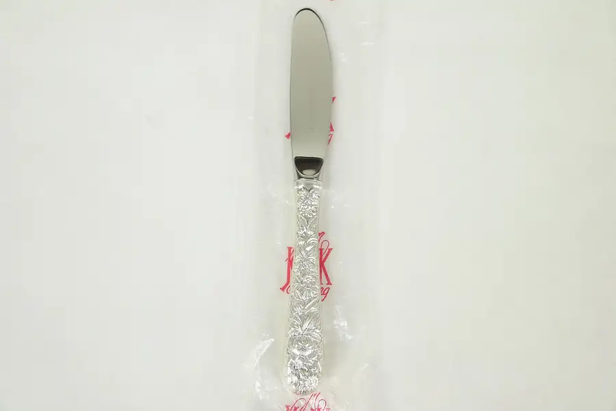 Main image of Repousse Kirk Stieff Sterling Silver Butter Knife, New in Bag