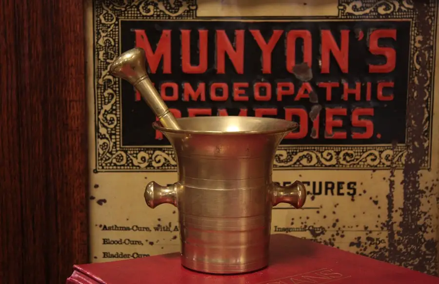 Main image of Brass Antique Drugstore Mortar & Pestle