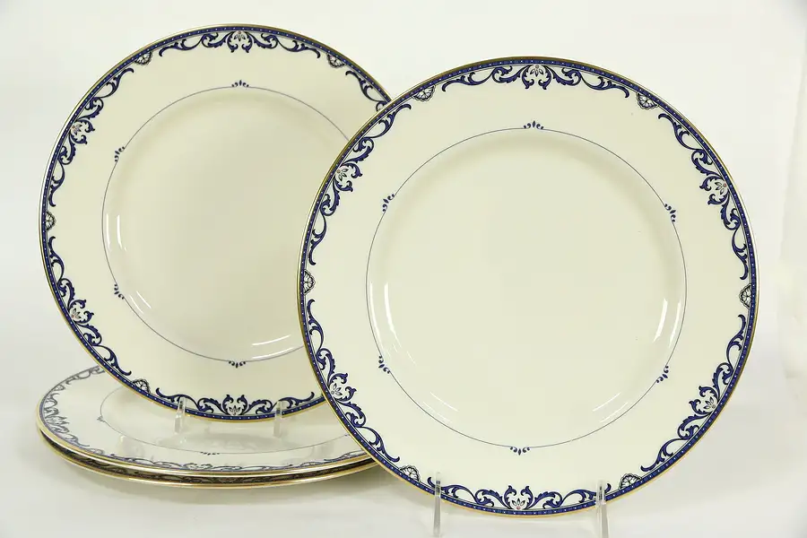 Main image of Lenox Liberty Pattern Set of 4 Dinner Plates, Hand Painted