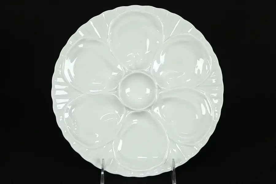 Main image of Pillivuyt France Signed Antique 1900's Oyster Plate