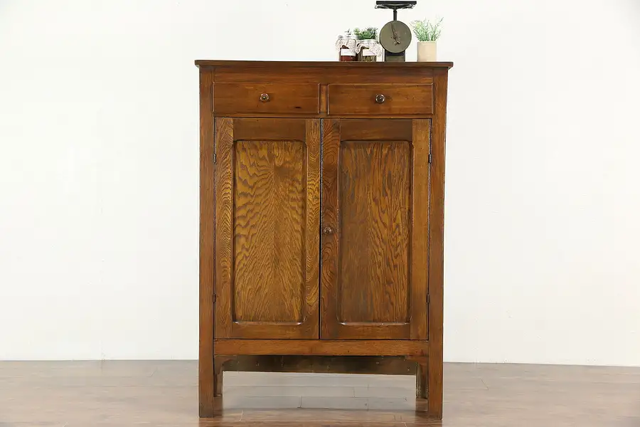 Main image of Country Pie Safe Antique 1900 Farmhouse Pantry Cupboard