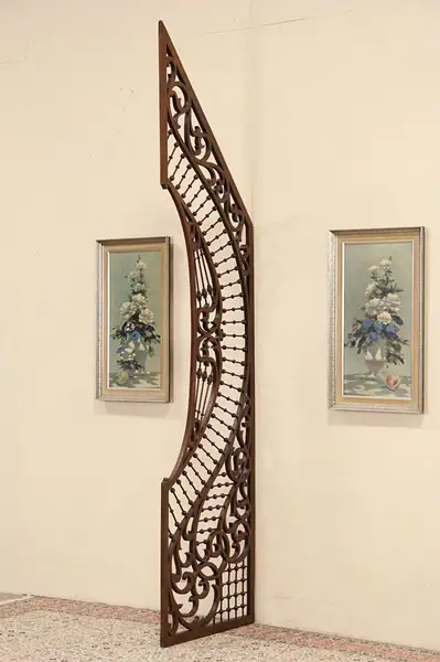 Main image of Architectural Salvage Antique 1880 Victorian Stick & Ball Fretwork