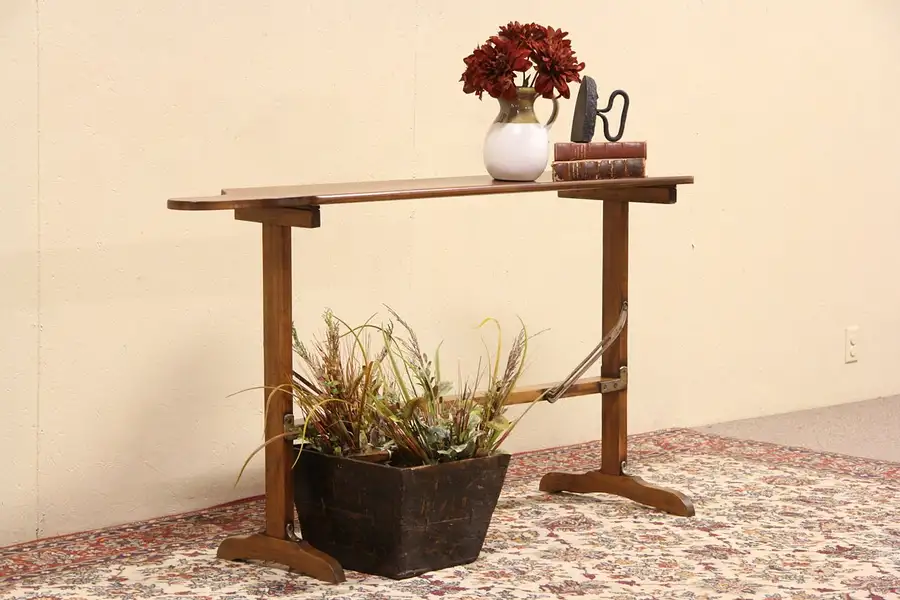 Main image of Country Antique Ironing Board, Sofa or Wine & Cheese Table