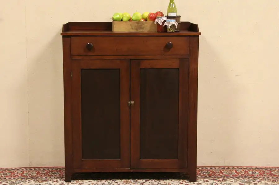 Main image of Pennsylvania Walnut 1870 Antique Jelly Cupboard