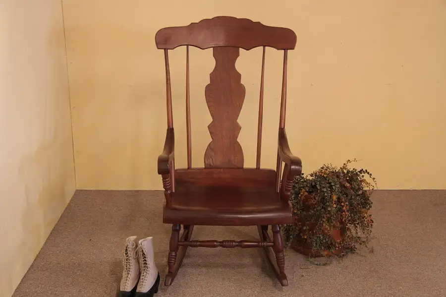 Main image of New England Antique Boston Rocker