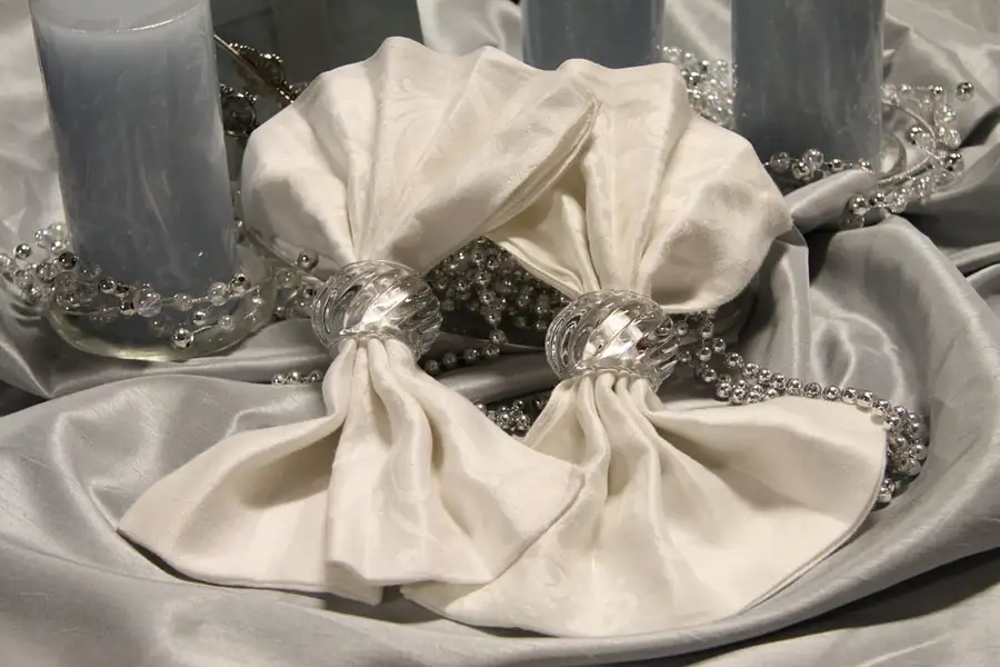 Main image of Pair of Baccarat Crystal Swirl Napkin Rings in Box