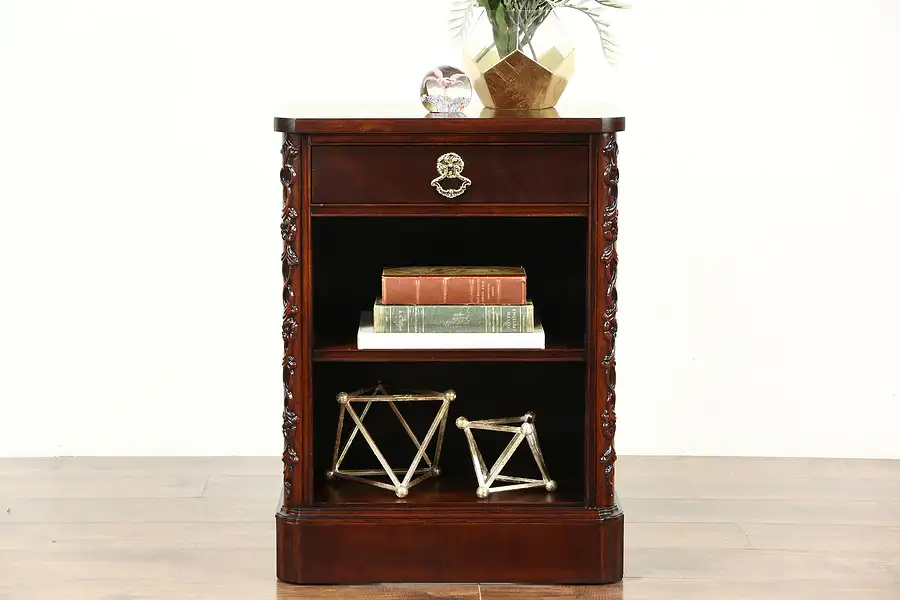 Main image of Century Signed Traditional Vintage Mahogany Nightstand