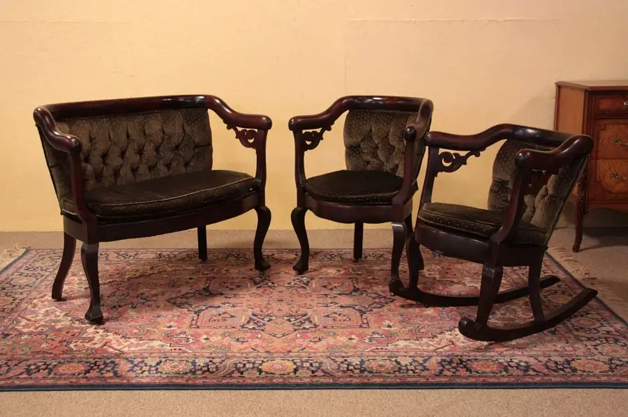 Main image of Empire 3 Pc. Antique Parlor Set