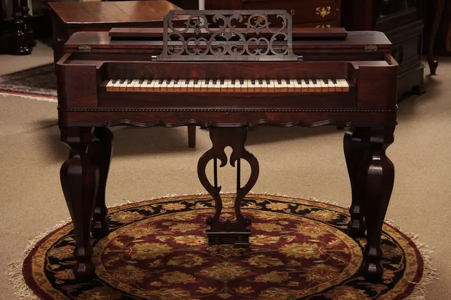 Main image of Rosewood Melodeon Organ, Pat 1856, It Plays!