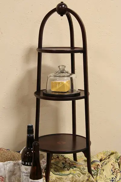 Main image of Muffineer Stand or 1930's Chairside Table, Signed Orinoco