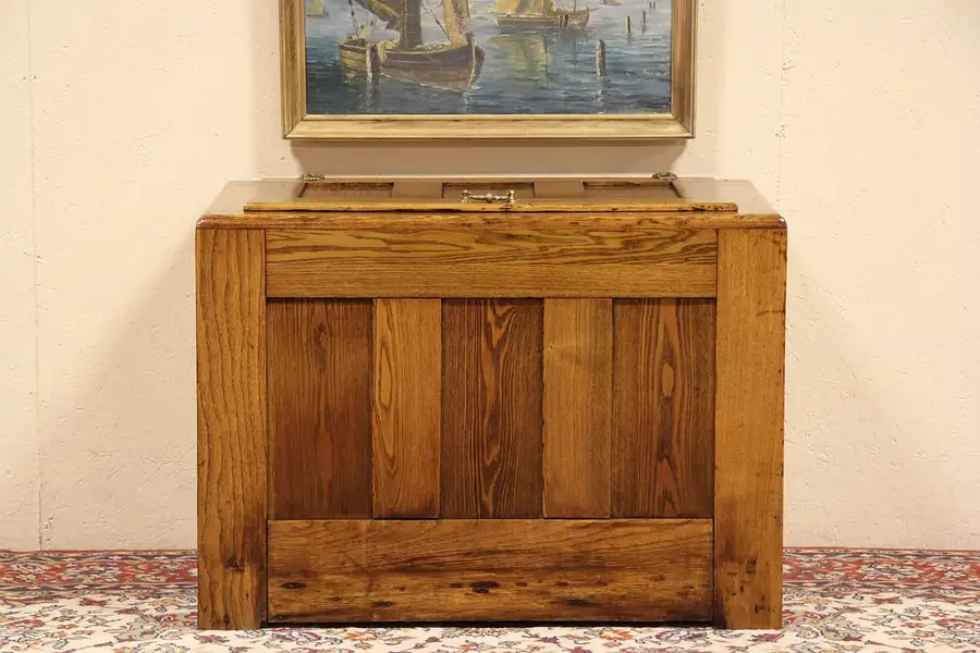 Main image of Oak & Ash Antique 1900 Chest Ice Box